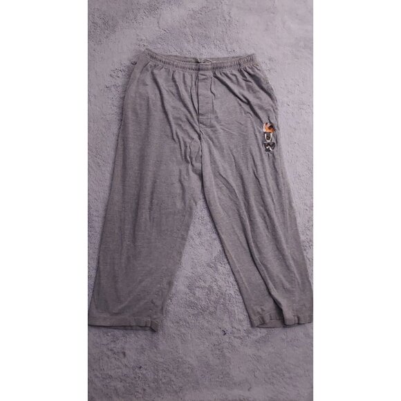 Fubu Sweatpants Mens Medium Fat Albert Embroidered Baggy Cropped Lounge M Y2K